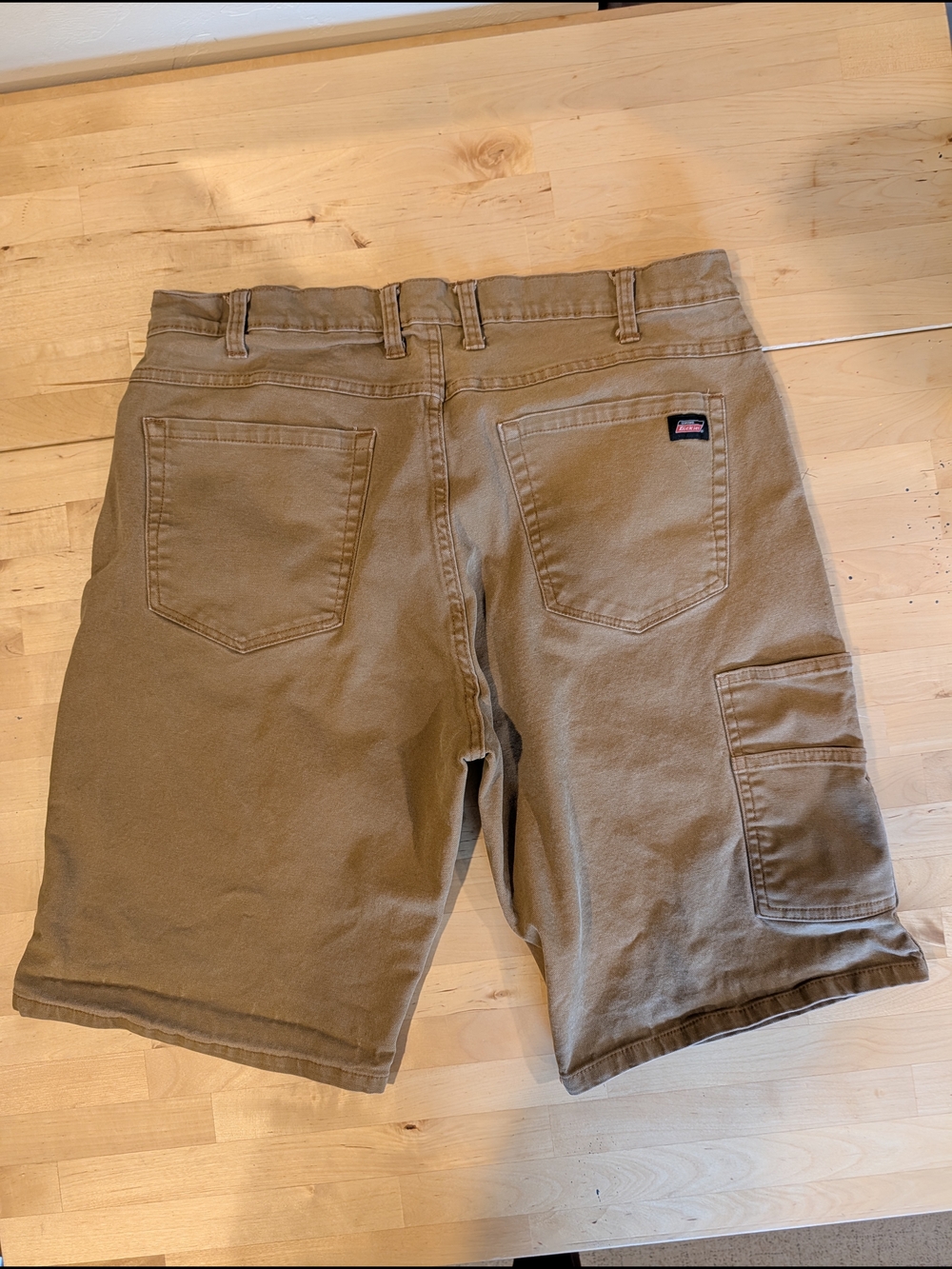 Dickies Khaki Work Shorts with Utility Pockets